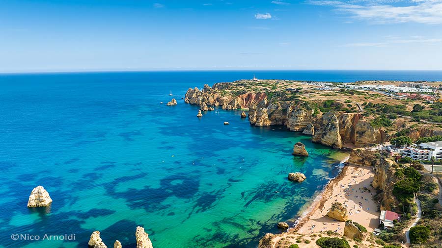 Strand Praia Dona Ana, Lagos, Algarve, Portugal