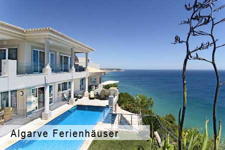 Algarve Ferienhaus mit Pool und Meerblick