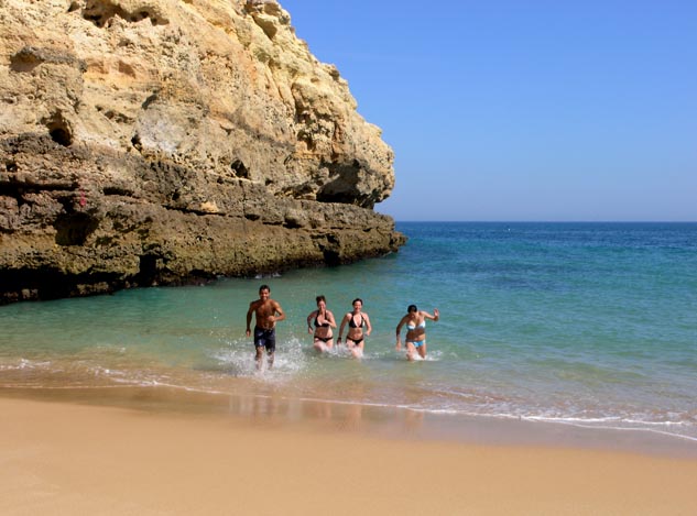 Praia Dona Ana - Unser Hausstrand in Lagos, Portugal