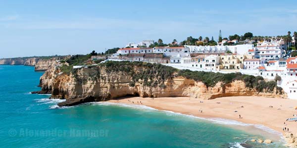 Picturesque fishing village Carvoeiro Westalgarve