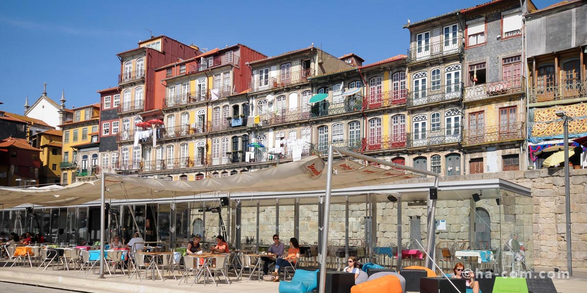 Die bunten Häuser von Porto